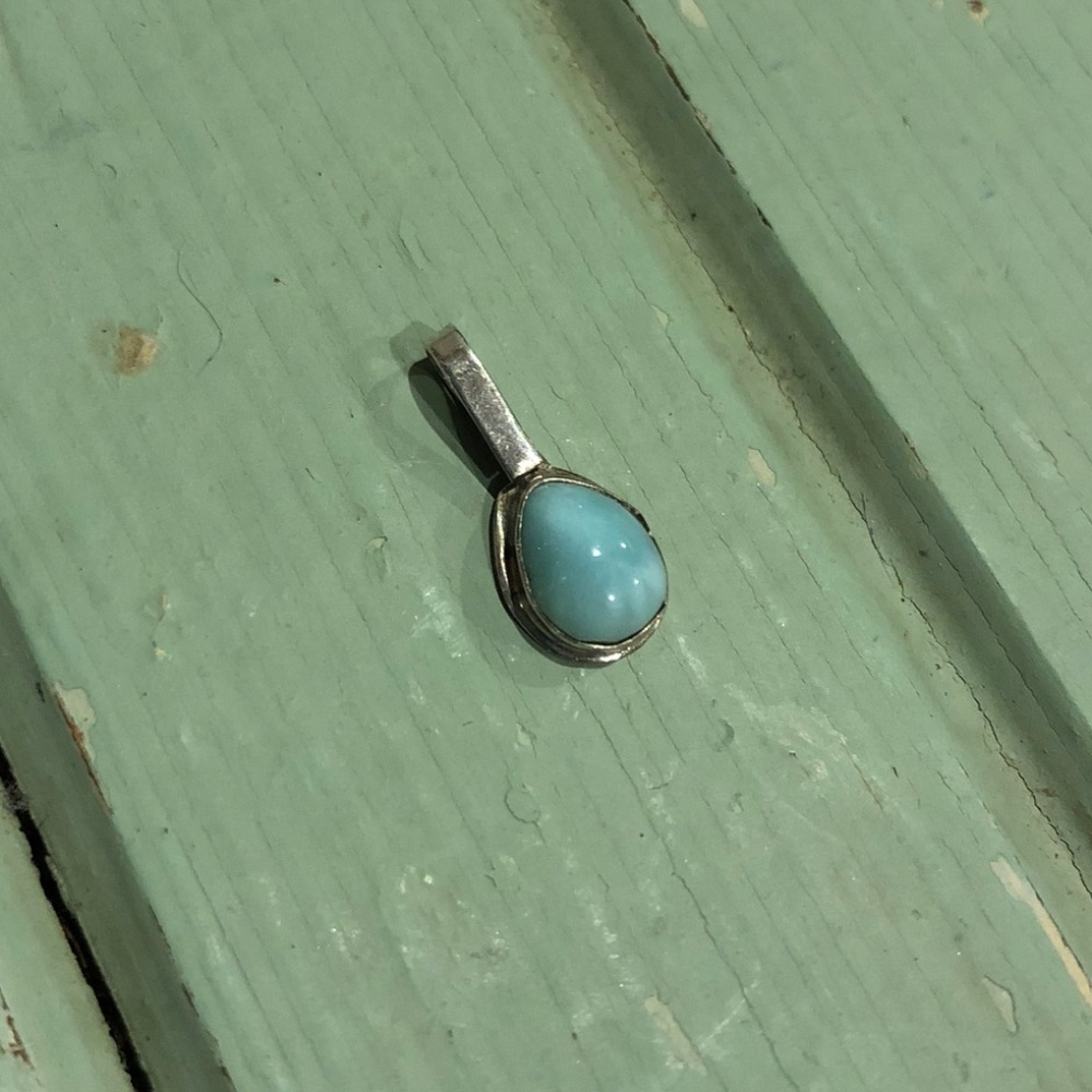 Turquoise Pendant and Purple Stone Ring